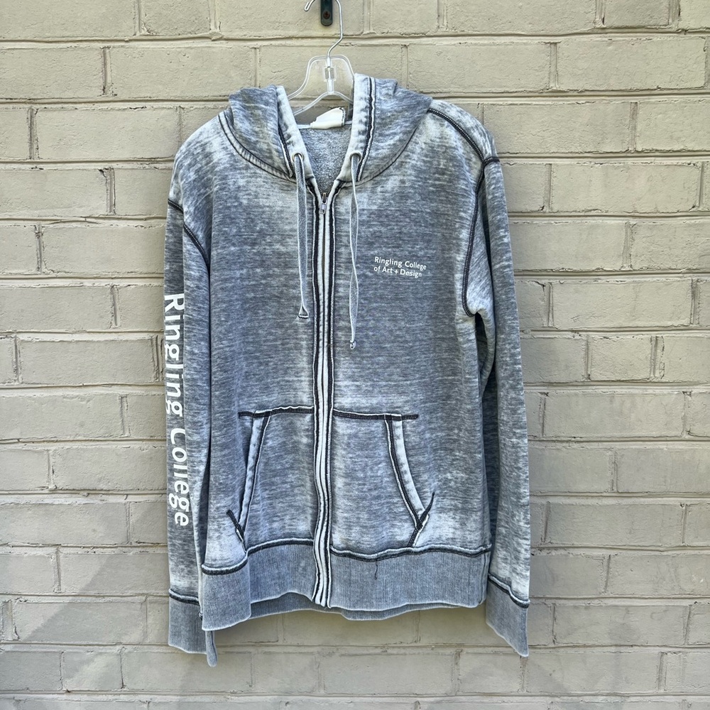 EUC Ringling College of Art and Design Size L Full Zip Sweatshirt
